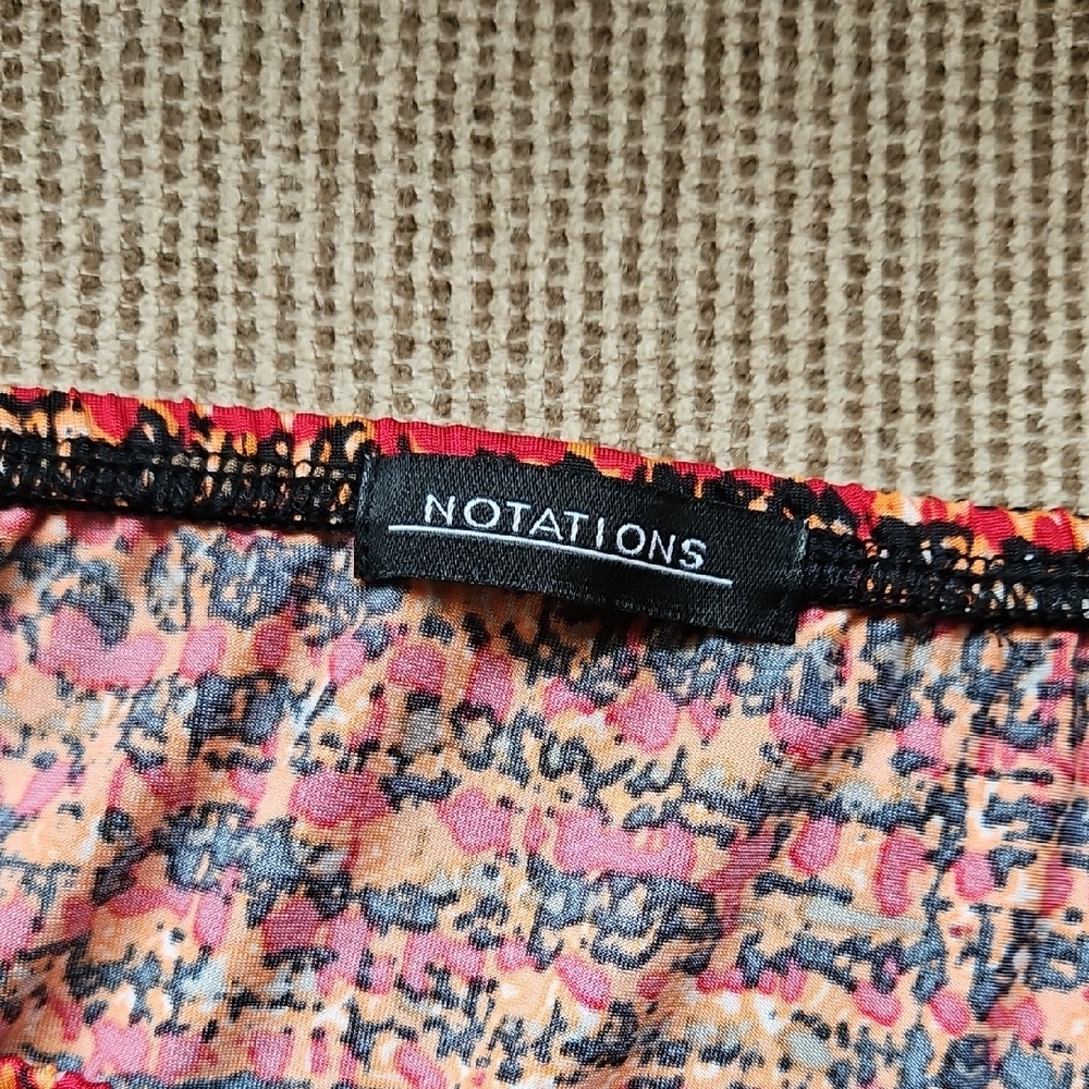 Notations 2 Piece matching Midi Skirt And Side Tie Top - Picture 8 of 9